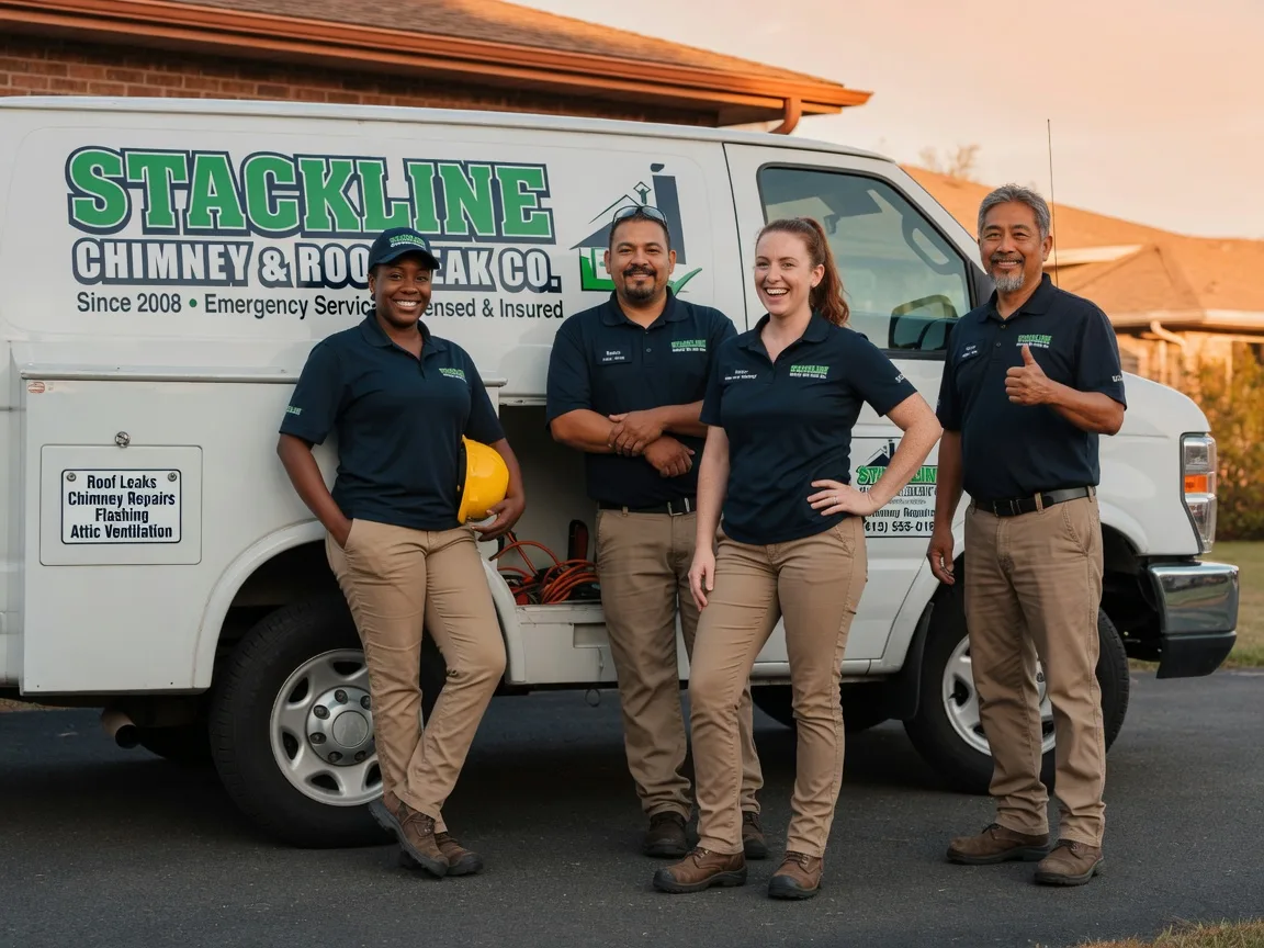 Chimney flashing repair company in Spur, TX